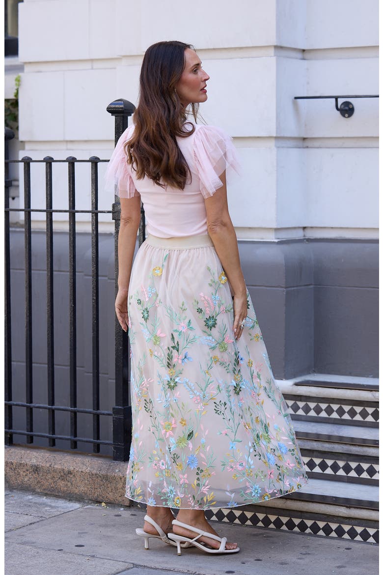 Enchanted Maxi Skirt, Alternate, color, ENCHANTED EMBROIDERY