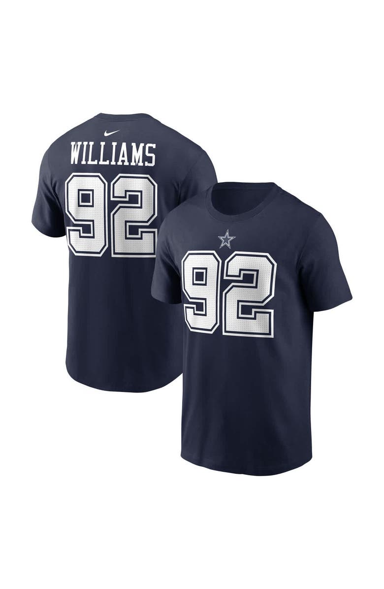 Nike Men's Nike Quinnen Williams Navy Dallas Cowboys Player Name & Number T-Shirt, Main, color, Navy