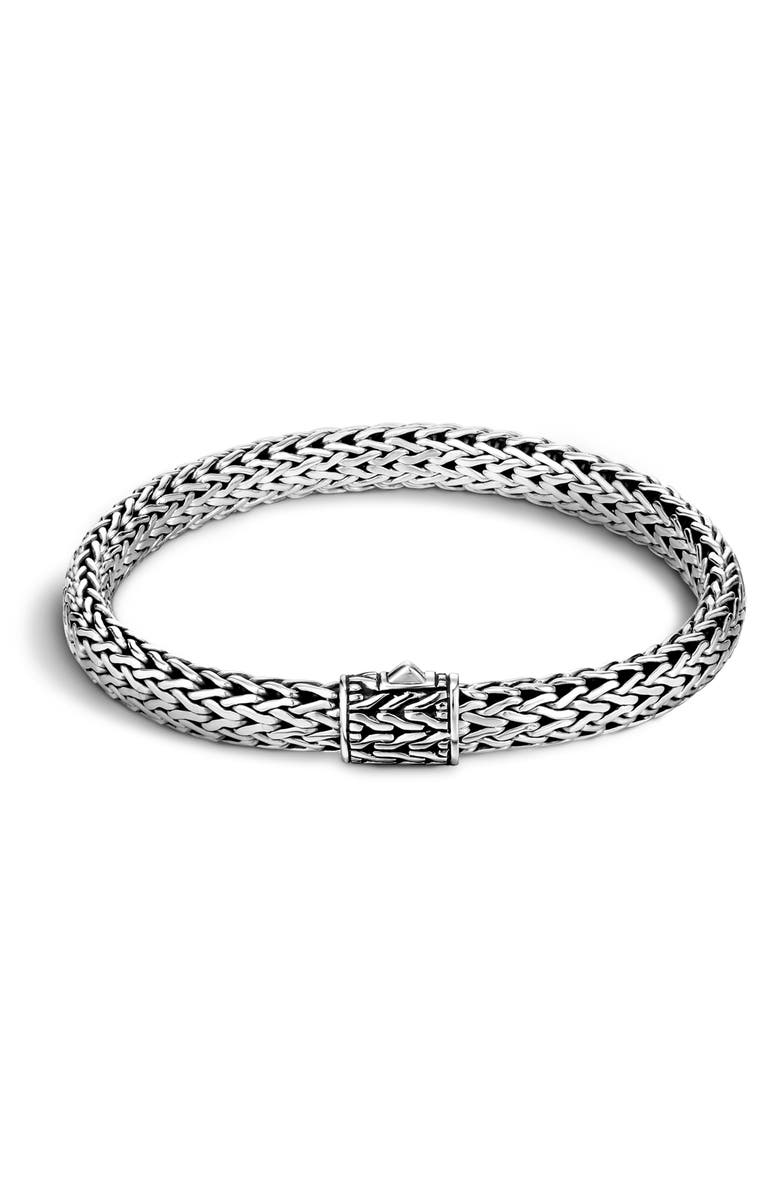 John Hardy Icon Bracelet, Sterling Silver, 7.5MM, Main, color, Silver