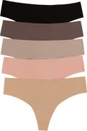 Felina Hint of Skin Assorted 5-Pack Thongs