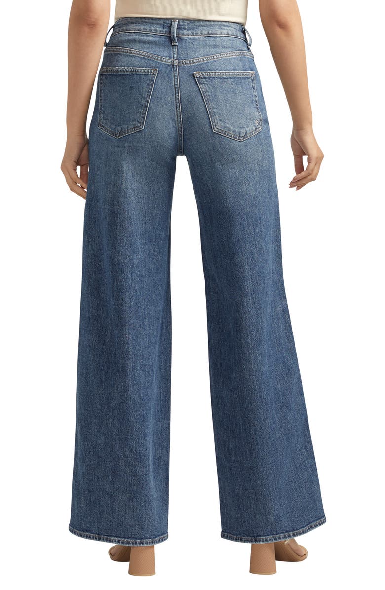 Silver Jeans Co. Isbister Wide Leg Jeans, Alternate, color, 