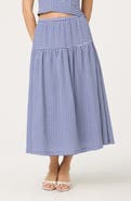 ASTR the Label Drop Waist Cotton Blend Skirt