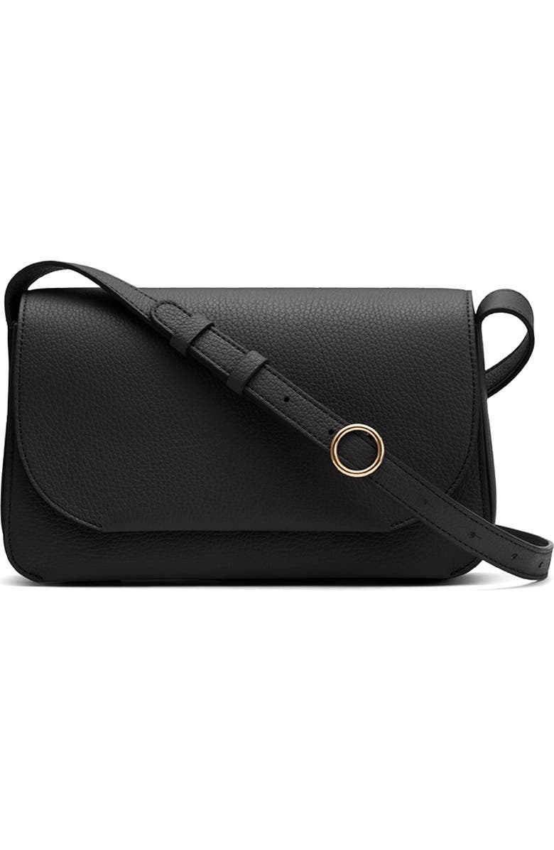 Cuyana Concertina Leather Shoulder Bag, Main, color,