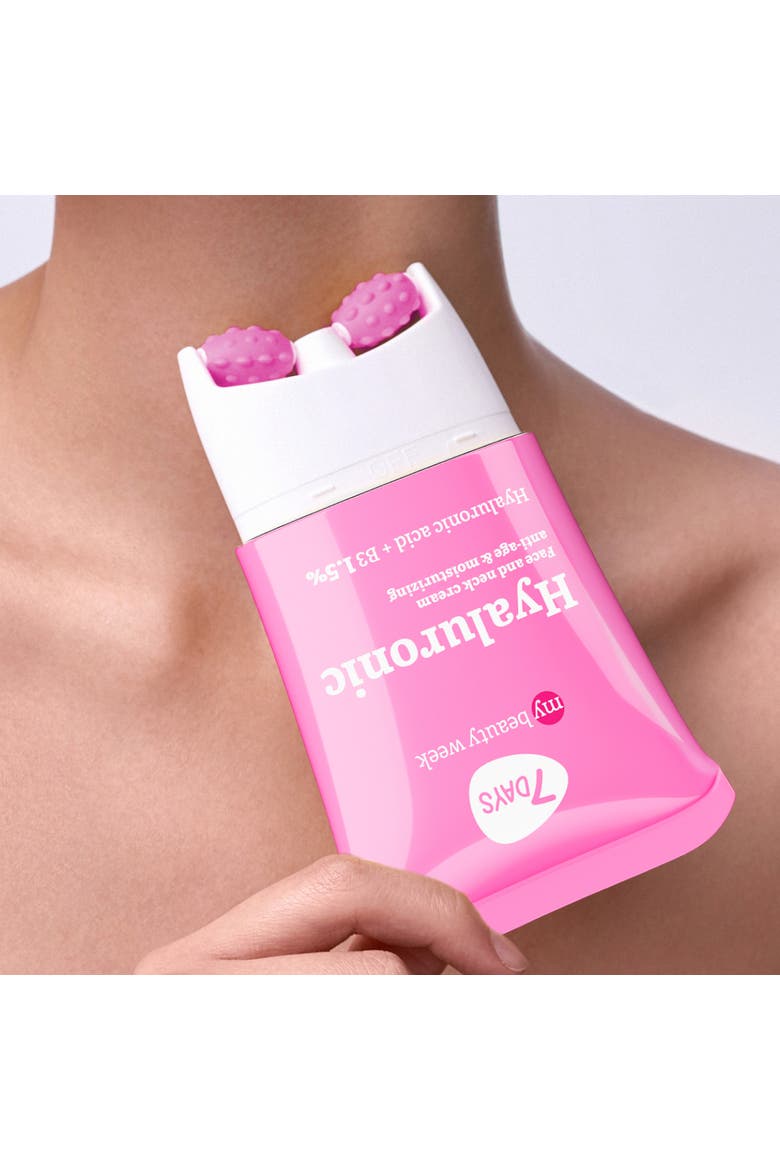 Face moisturizer with Hyaluronic acid for Moisturizing & Hydrating with 3D Massage Applicator, Alternate, color, Clear