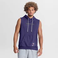 Nike Men's Nike Purple Baltimore Ravens Sideline Standard Issue Dri-FIT Sleeveless Hoodie