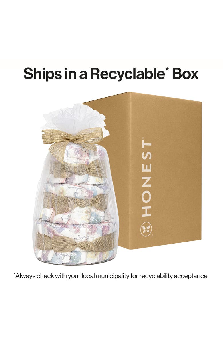 The Honest Company Rose Blossom Diaper Cake, Alternate, color, Pink