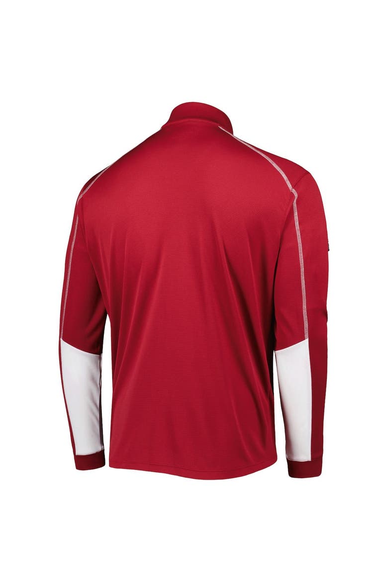 Men's Columbia Crimson Oklahoma Sooners Shotgun 2.0 Omni-Wick Quarter-Zip Jacket, Alternate, color, Crimson