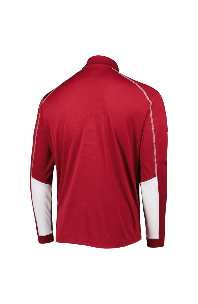 Columbia Men's Columbia Crimson Oklahoma Sooners Shotgun 2.0 Omni-Wick Quarter-Zip Jacket, Alternate, color, Crimson