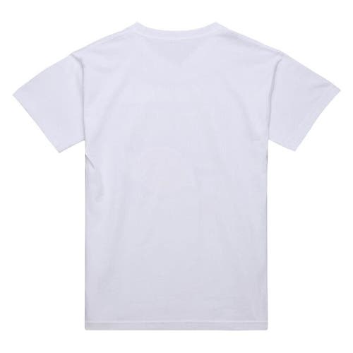 Mitchell & Ness Jeremy Lin White New York Knicks Newspaper T-shirt In White