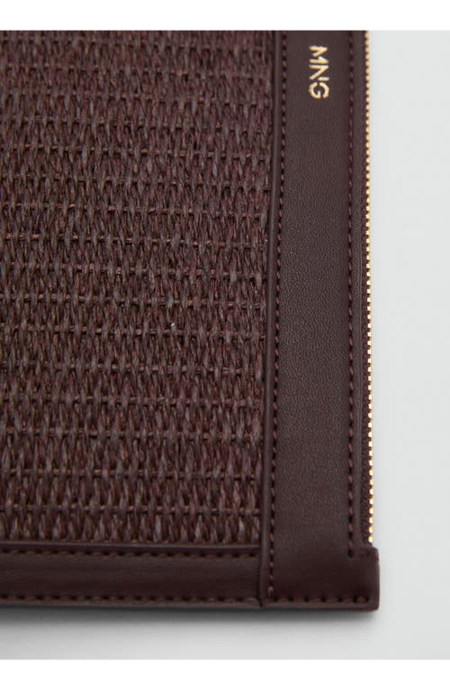 Mango Woven Rattan Clutch