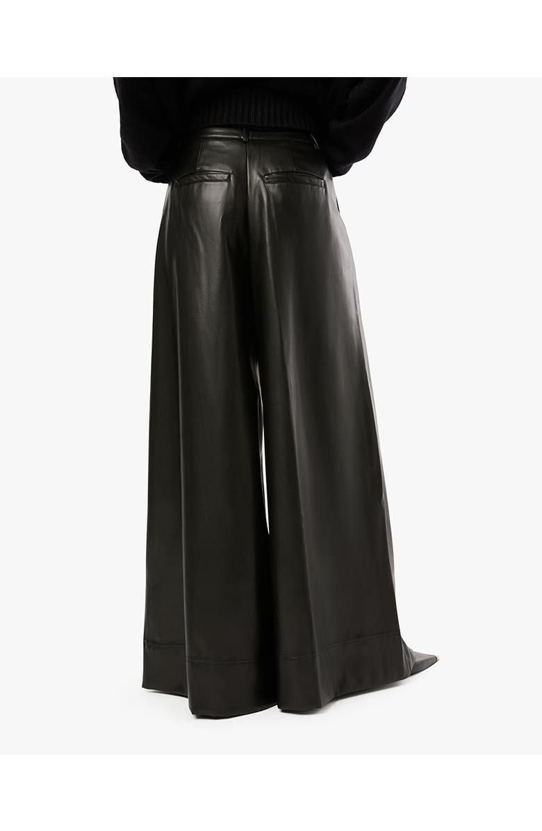 WeWoreWhat Vegan Leather Extreme Wide Leg Pant, Alternate, color,