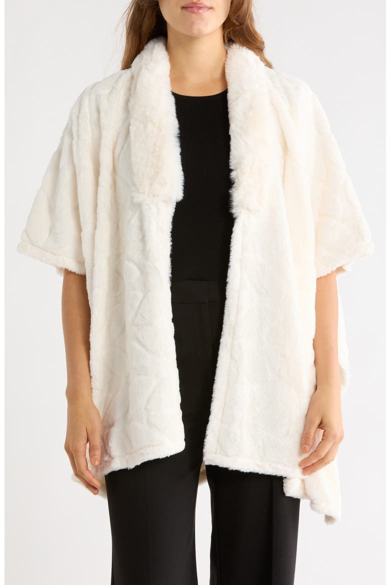 Cozy Cardigan Poncho, Main, color, IVORY
