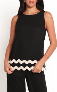 Petal & Pup Taliah Embroidered Sleeveless Top