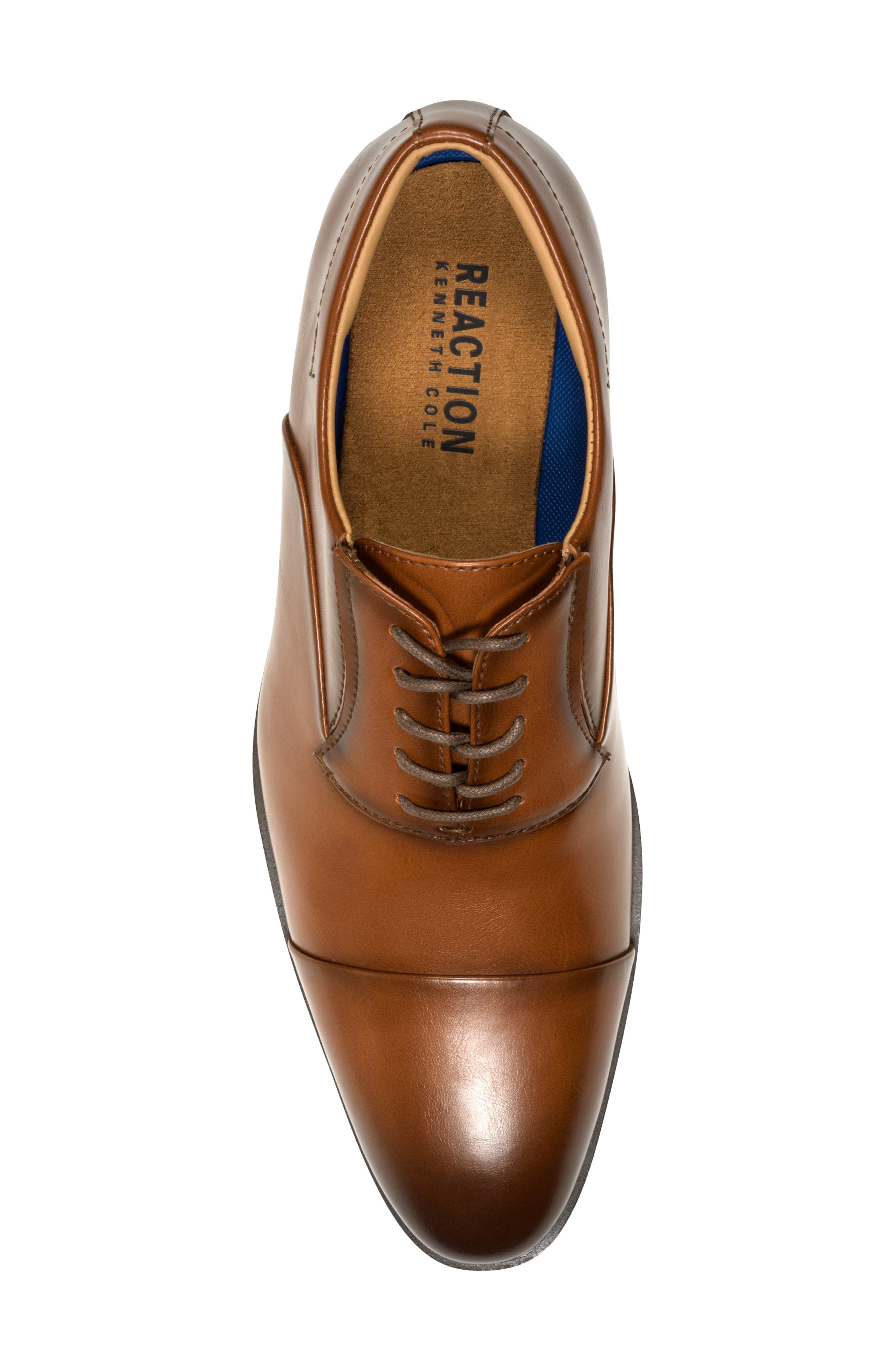 Heath Cap Toe Oxford, Alternate, color, COGNAC