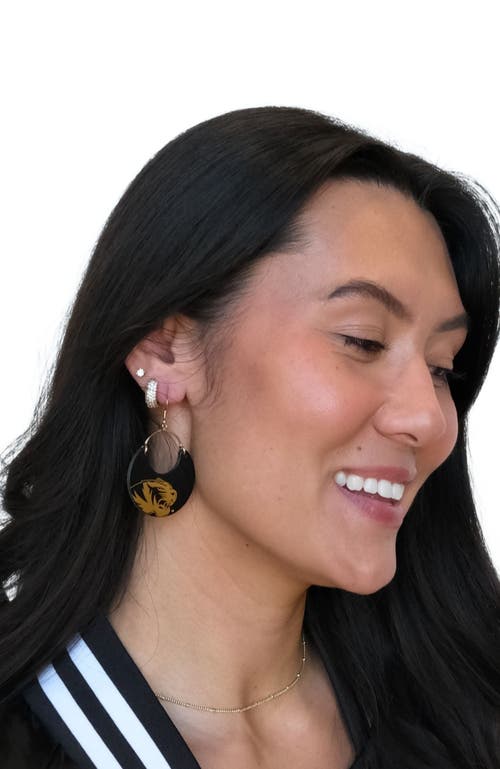 Nickel & Suede University Ninas Earrings