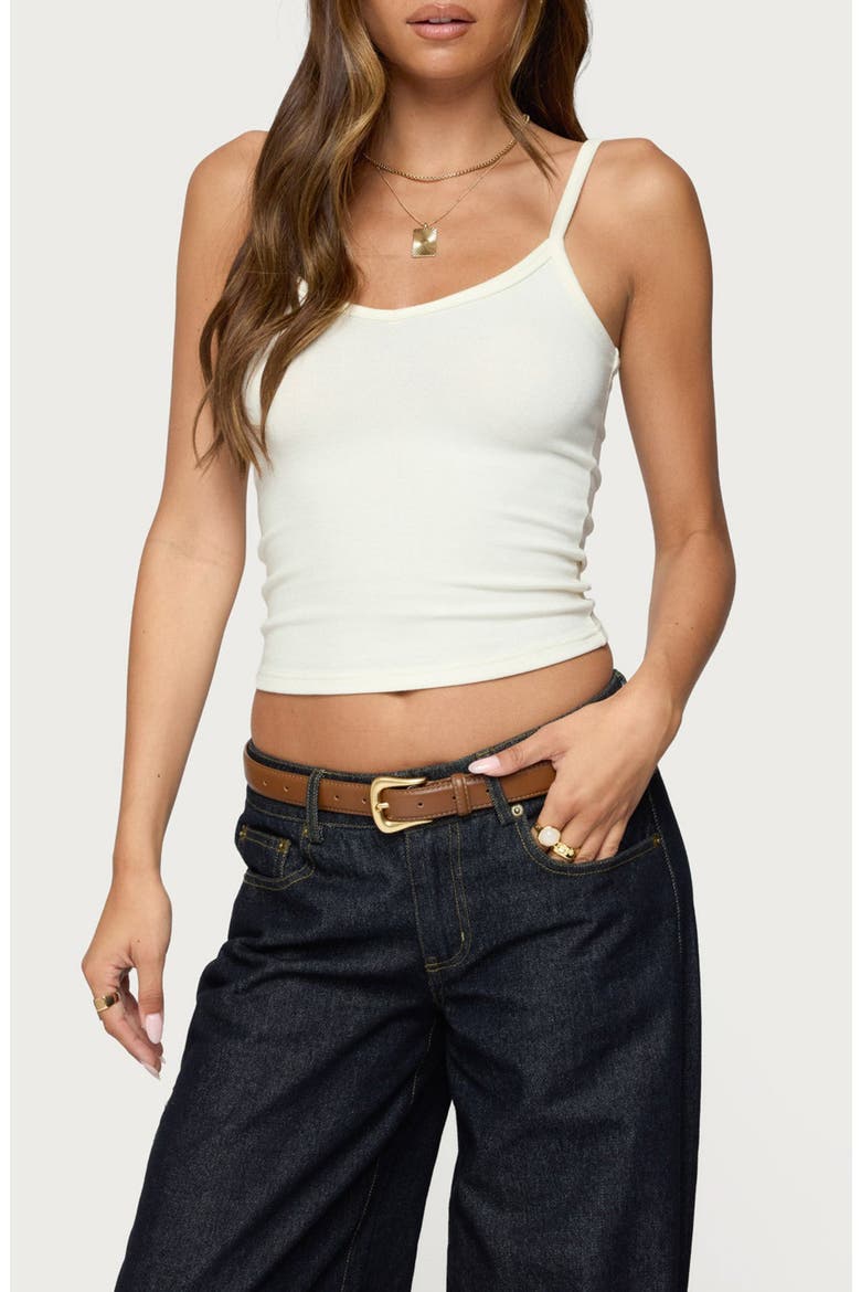 Aspyn Rib Camisole, Main, color, CREAM