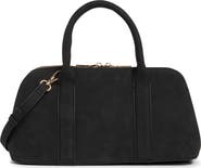 URBAN EXPRESSIONS HANDBAGS Barrel Faux Suede Shoulder Bag