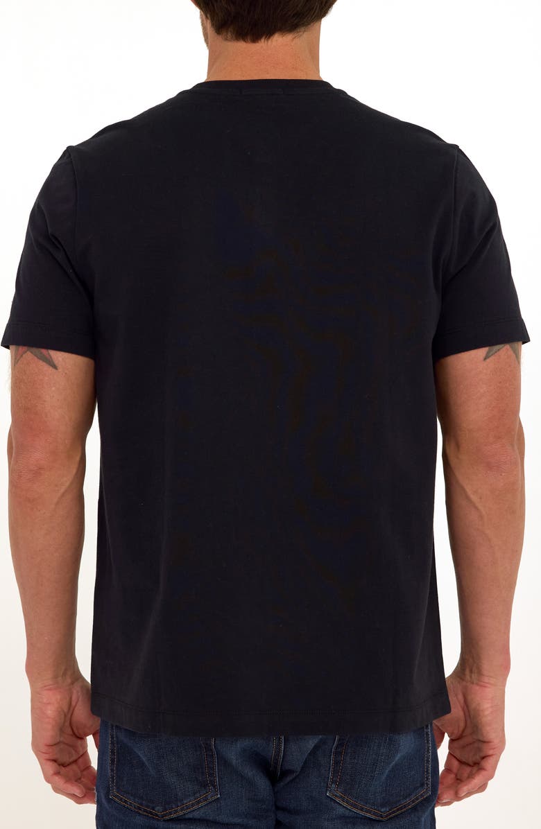 Threads 4 Thought Shayne Luxe Jersey Henley, Alternate, color, Black