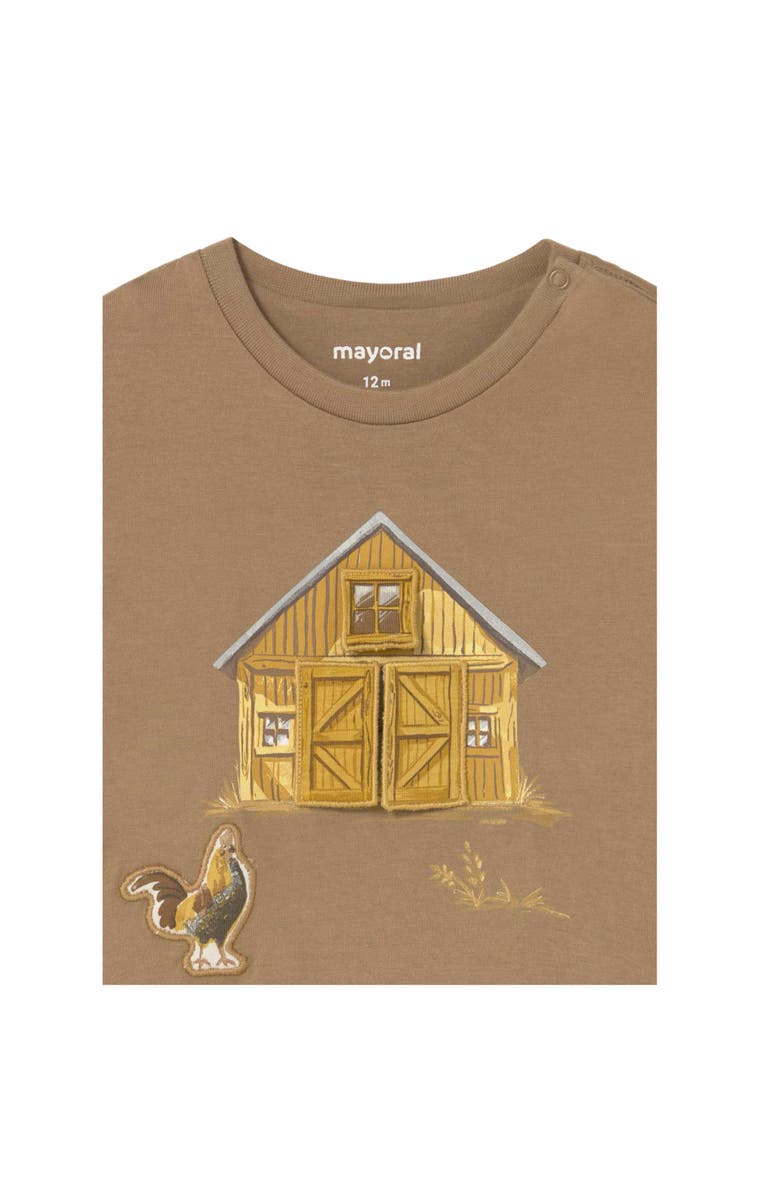 Mayoral Interactive Farm T-Shirt, Alternate, color, Beige