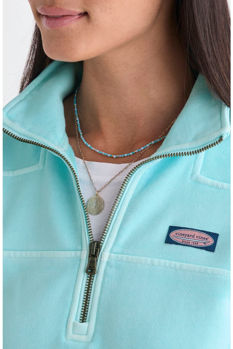 Shep Quarter Zip Pullover, Alternate, color, SHALLOW SEA