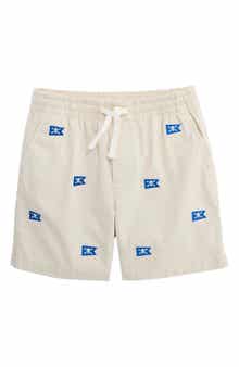 Kids' Embroidered Drawstring Shorts