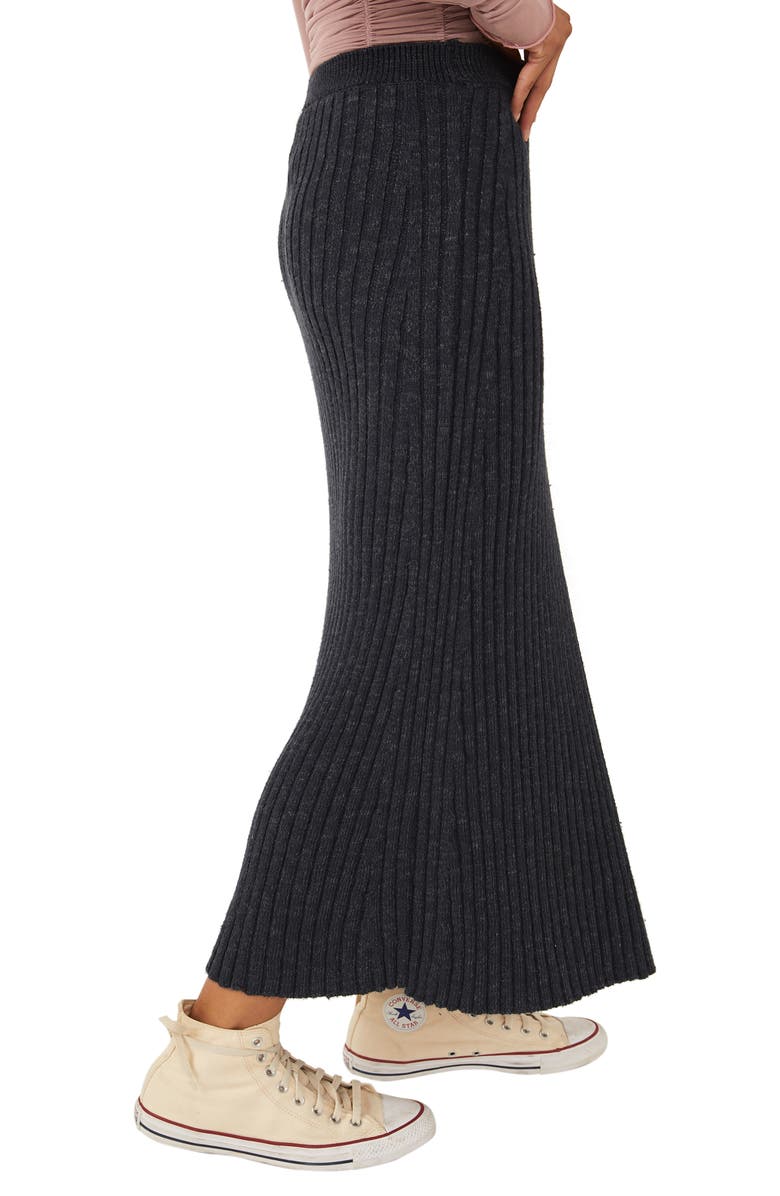 Free People Better Days Rib Skirt, Alternate, color, 