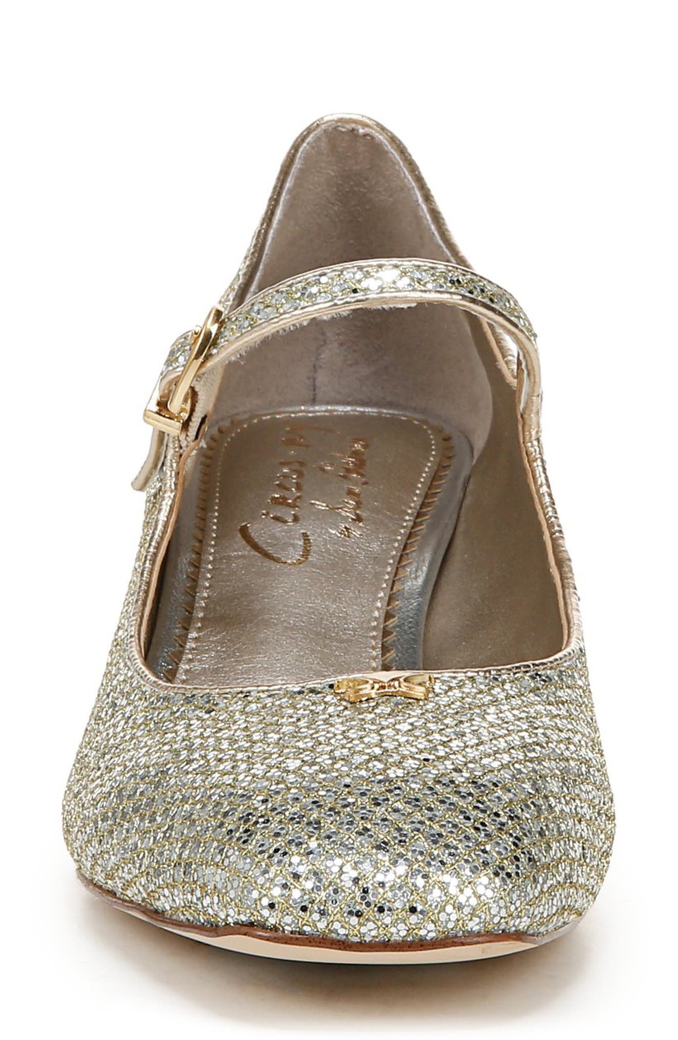 Eloisa Mary Jane Pump, Alternate, color, SILVER/ GOLD