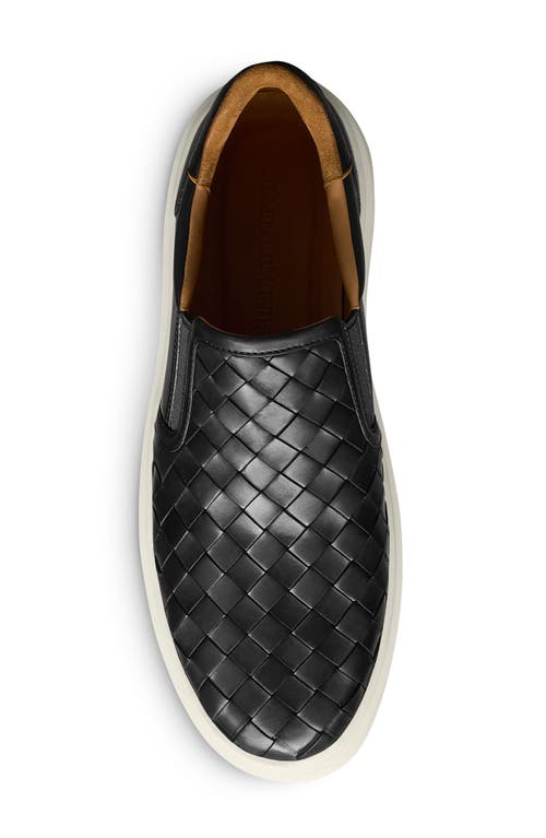 Allen Edmonds Oliver Woven Slip-on Sneaker In Black