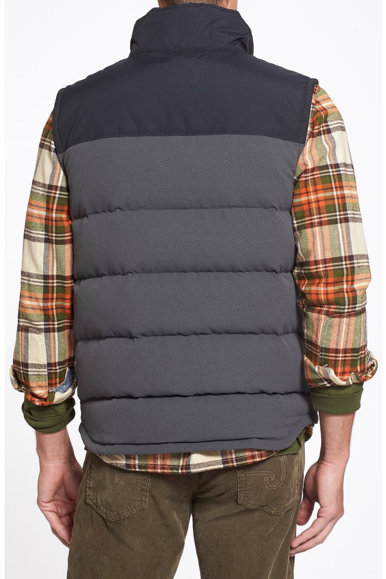 'Bivy' Water Repellent Traceable 600 Fill Power Down Vest, Alternate, color, FORGE GREY/ BLACK