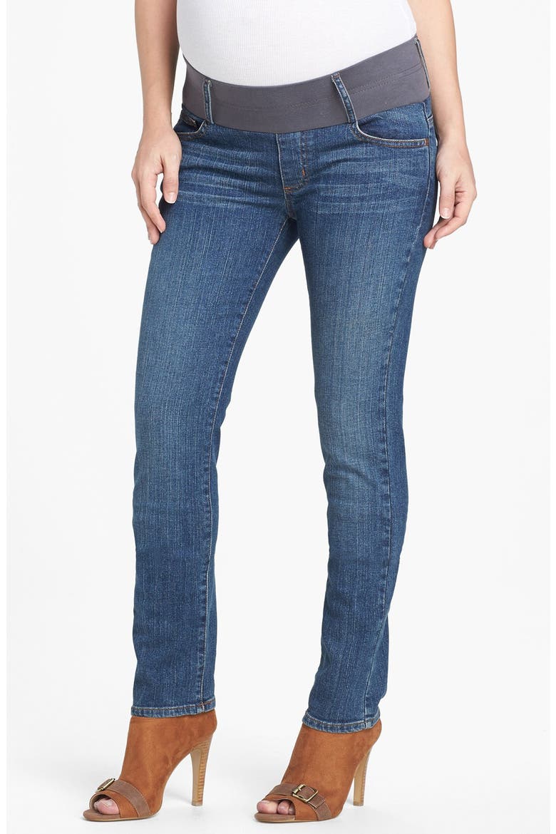 Maternity Skinny Jeans, Main, color, CLASSIC WASH