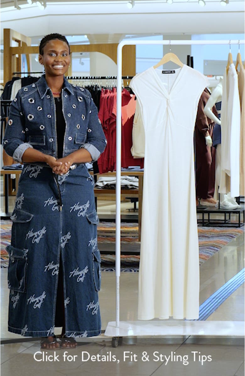 Adriana Twist Front Maxi Dress, sales video thumbnail