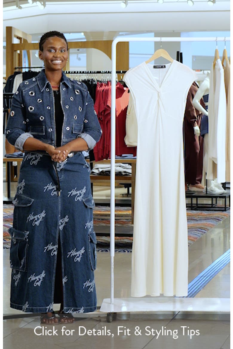 Adriana Twist Front Maxi Dress video