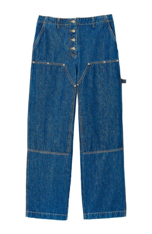 Sandro Aaron Carpenter Jeans In Blue Jean