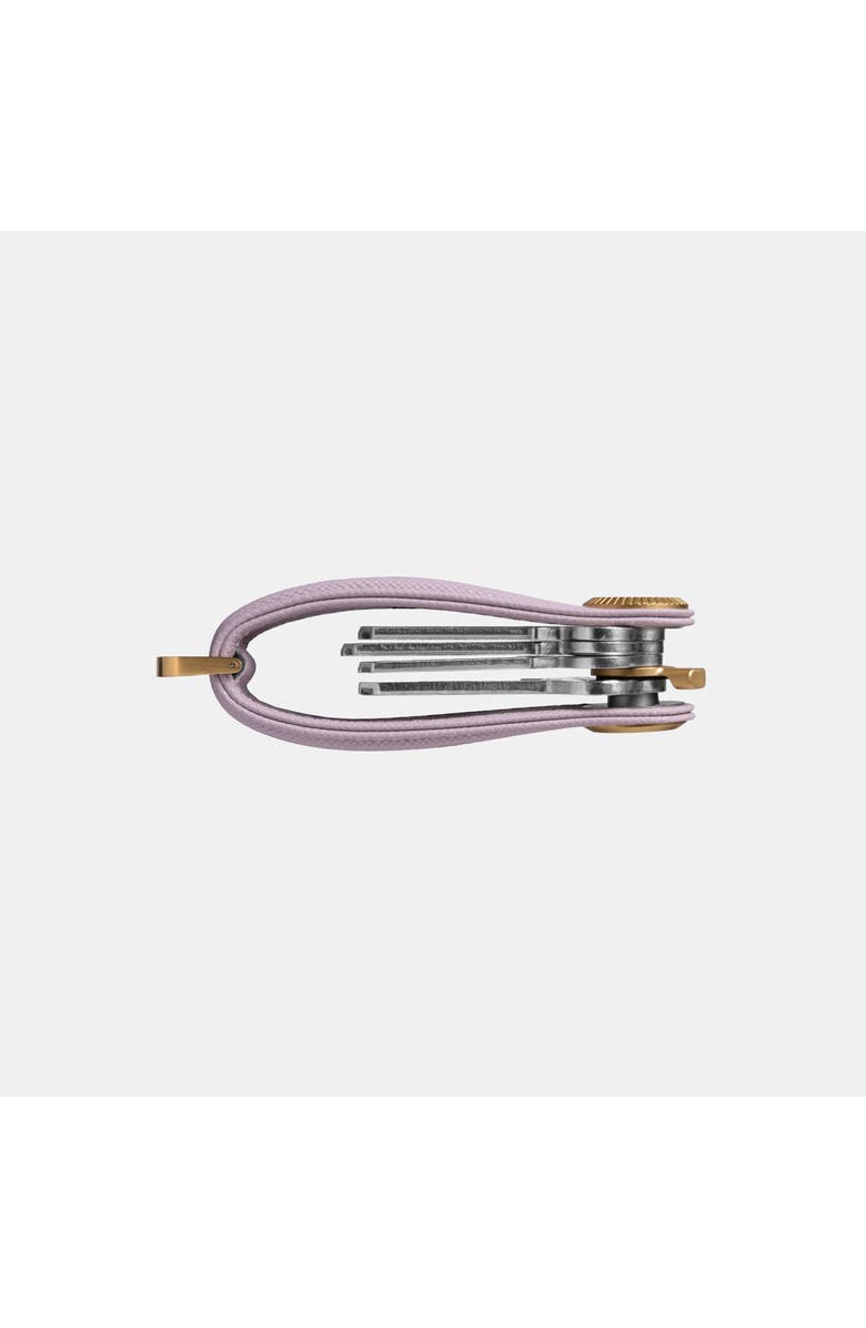 Orbitkey Pro Saffiano Leather Key Organiser, Alternate, color, Lilac