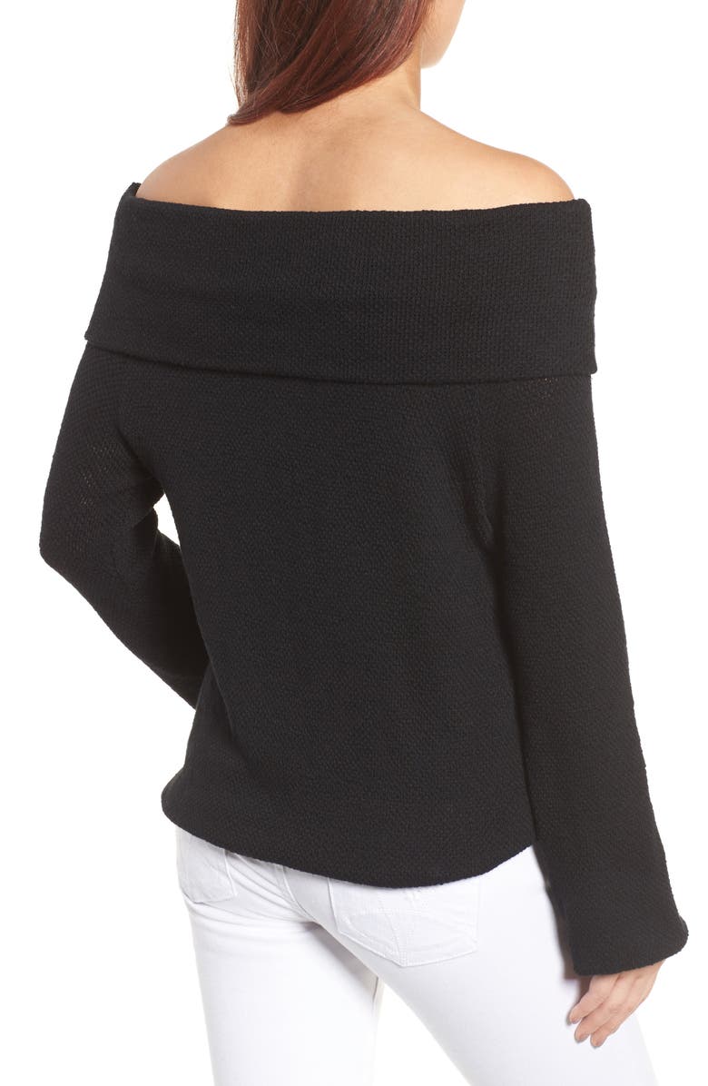 Caslon<sup>®</sup> Convertible Off the Shoulder Pullover, Alternate, color, 