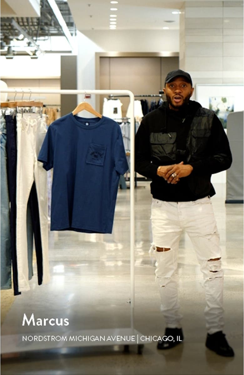 Sail Flag Cotton Graphic Pocket T-Shirt, sales video thumbnail