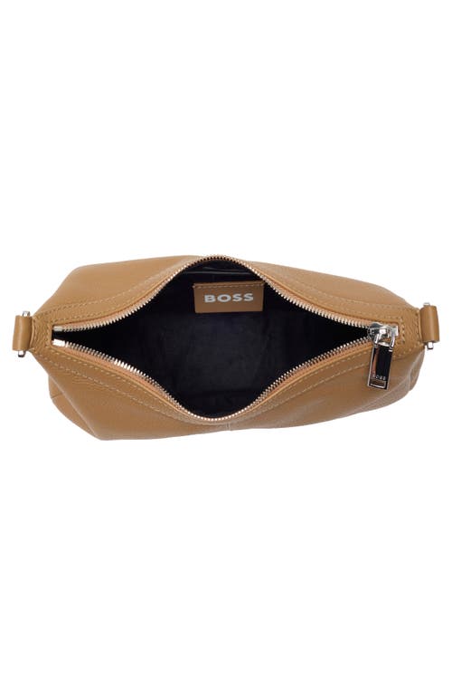 Hugo Boss Boss Audrey Small Hobo Bag In Brown