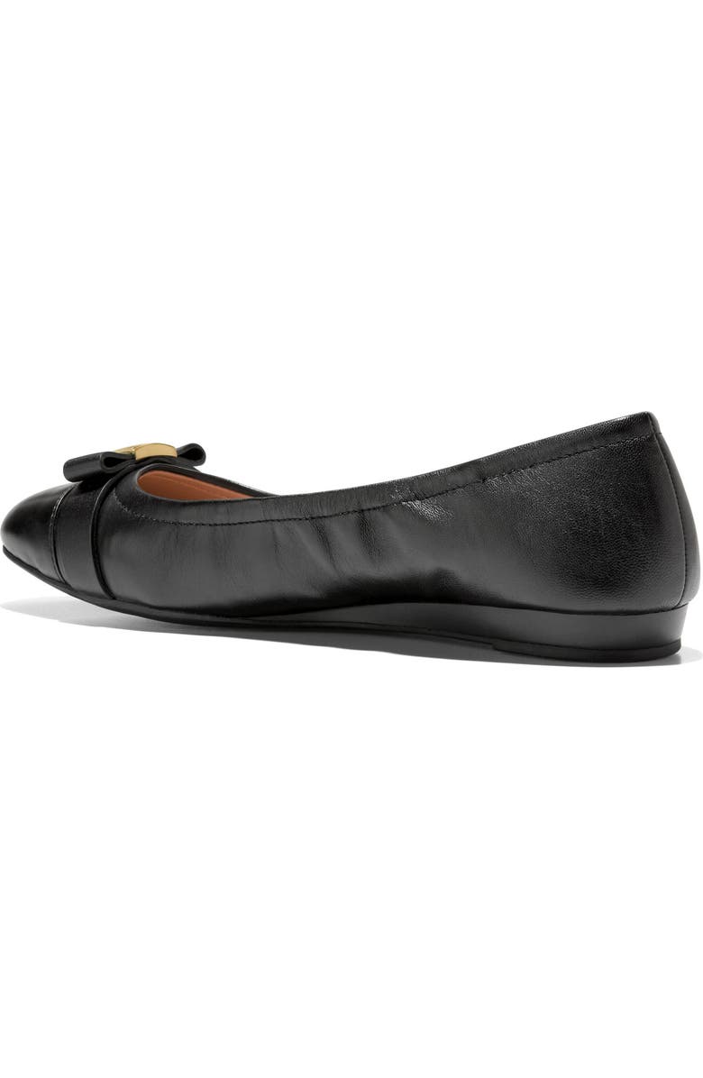 Cole Haan Go-To Tova Ballet Flat, Alternate, color, Black Leather
