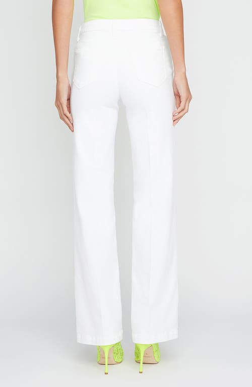 L'agence Clayton Wide-leg Pant In Blanc