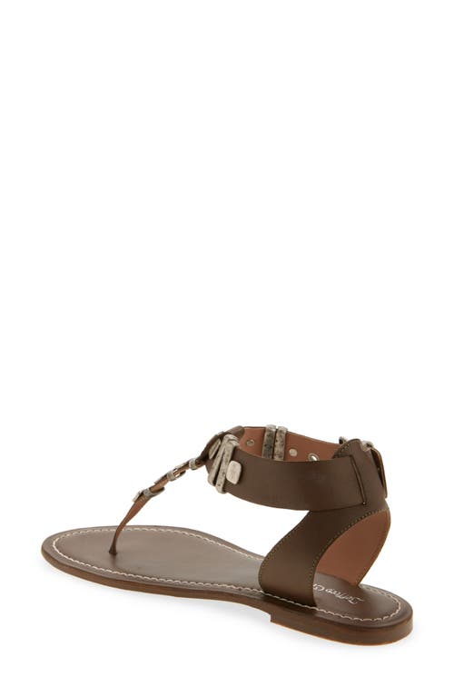Jeffrey Campbell Leif Sandal In Olive Combo