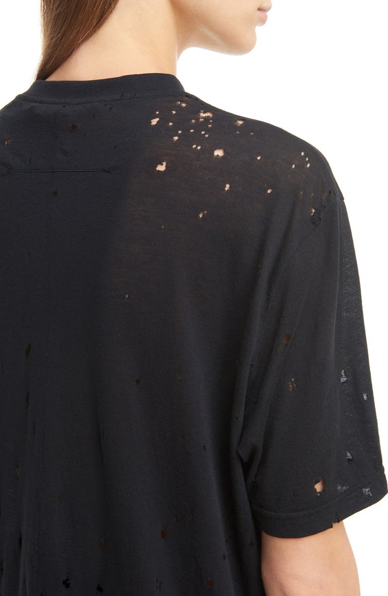 Givenchy Destroyed Logo Tee, Alternate, color,