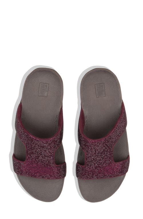 Fitflop Marli Slide Sandal In Wild Aubergine