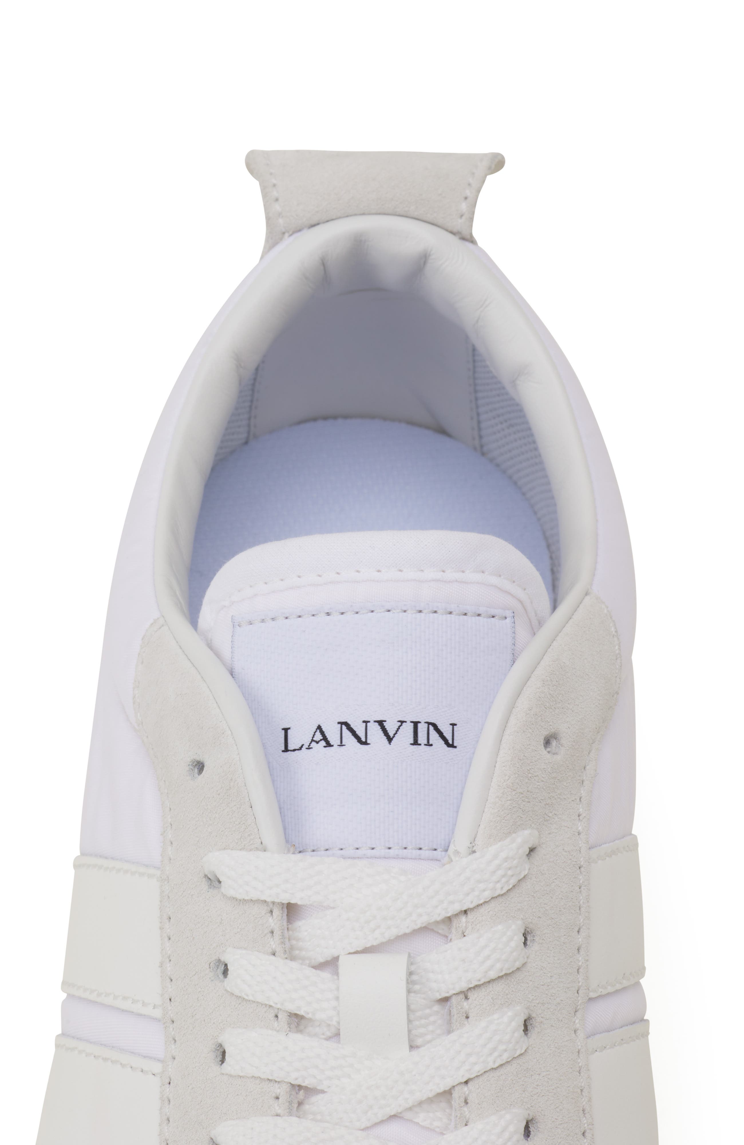 Lanvin Bumpr Sneakers In Nylon, Alternate, color, White