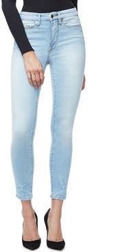 Good American Good Legs High Waist Crop Skinny Jeans