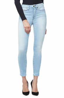 Good American Good Legs High Waist Crop Skinny Jeans
