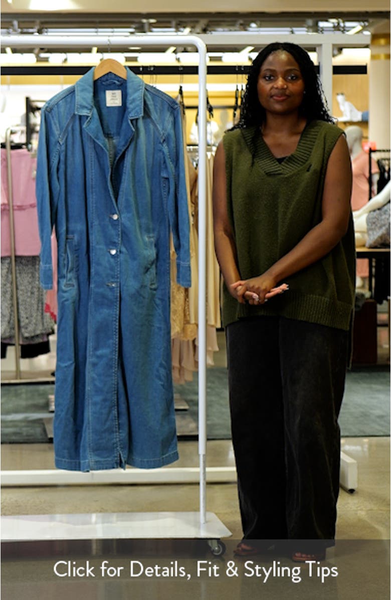 Monique Longline Denim Duster, sales video thumbnail