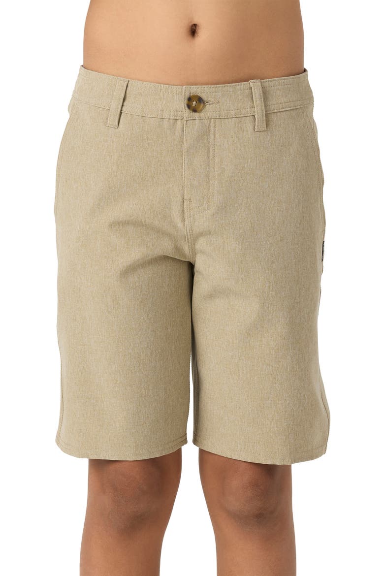 Kids' Reserve Heathered Swim Trunks, Main, color, HTHR KHAKI