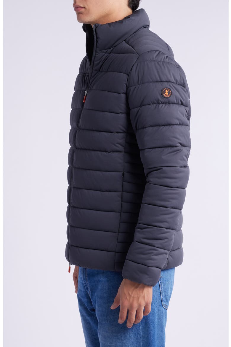 Ari Water Resistant Recycled Polyester Puffer Jacket, Alternate, color, GREY BLACK