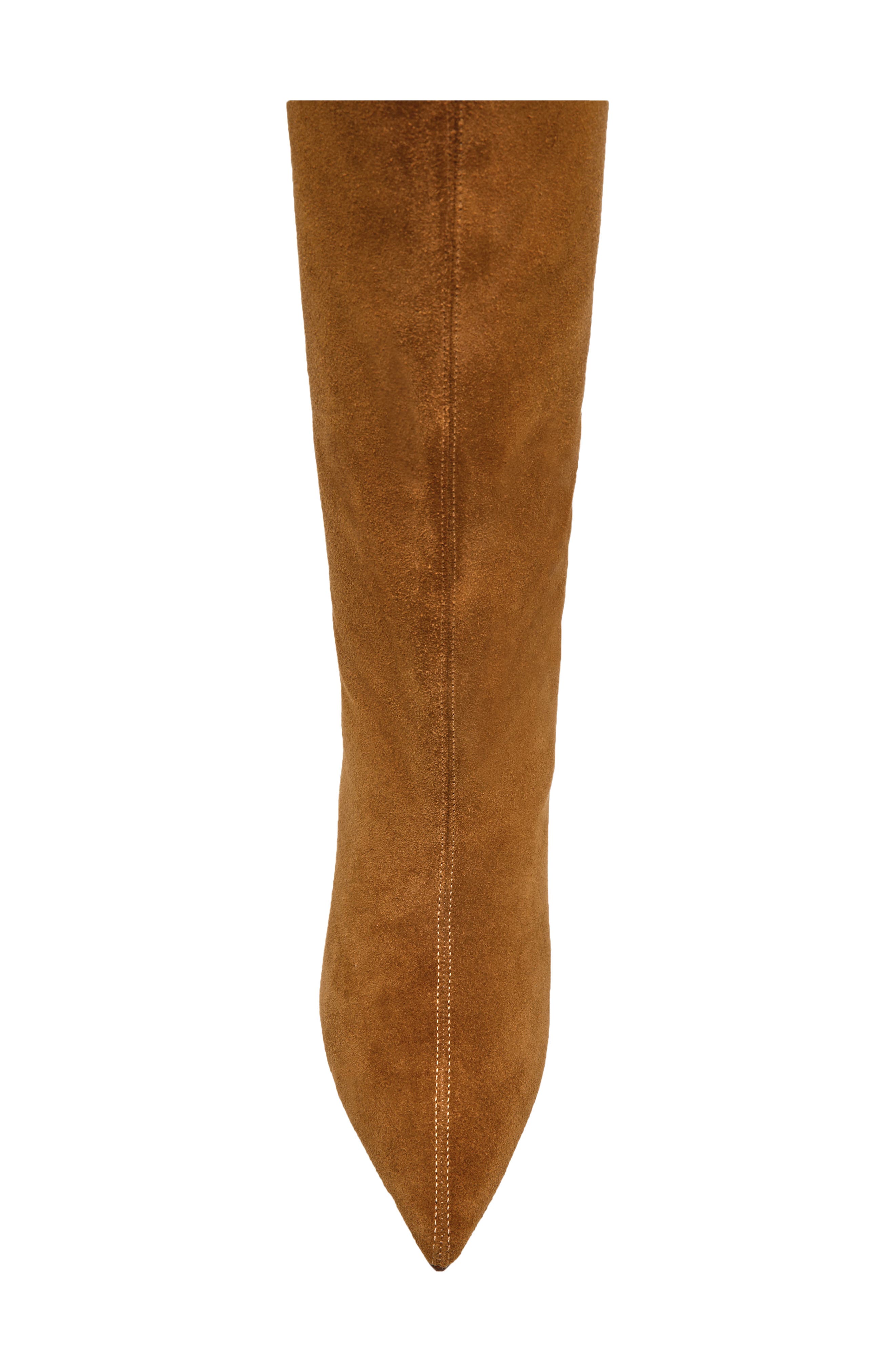 Lychee Pointed Toe Boot, Alternate, color, CHESTNUT SUEDE