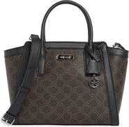 Nine West Aziel Signature Coated Canvas Satchel